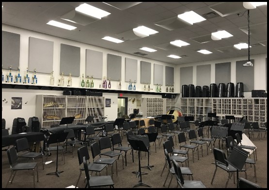 Band hall interior 